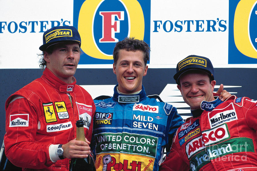 1994 Pacific Grand Prix Podium Photograph by Oleg Konin