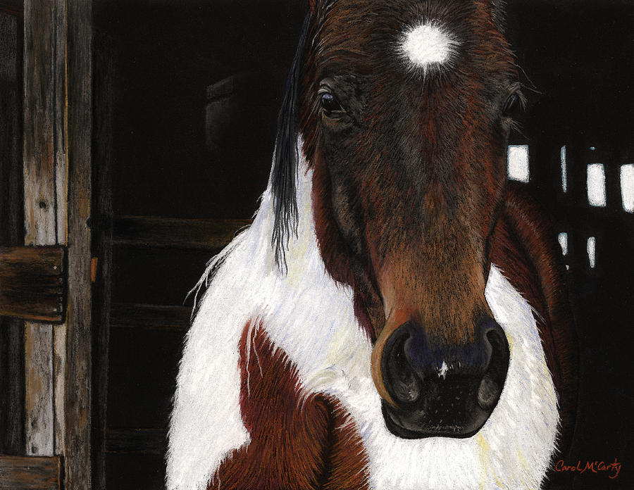 Horse Painting - Winners Circle by Carol McCarty