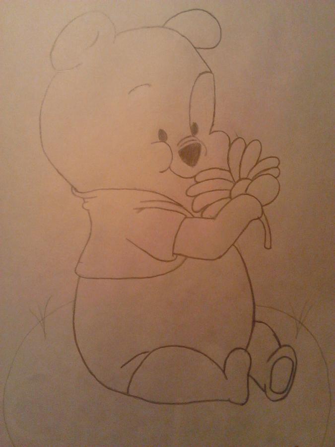 baby winnie the pooh drawing