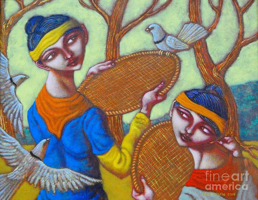 Winnowing time Painting by Paul Hilario