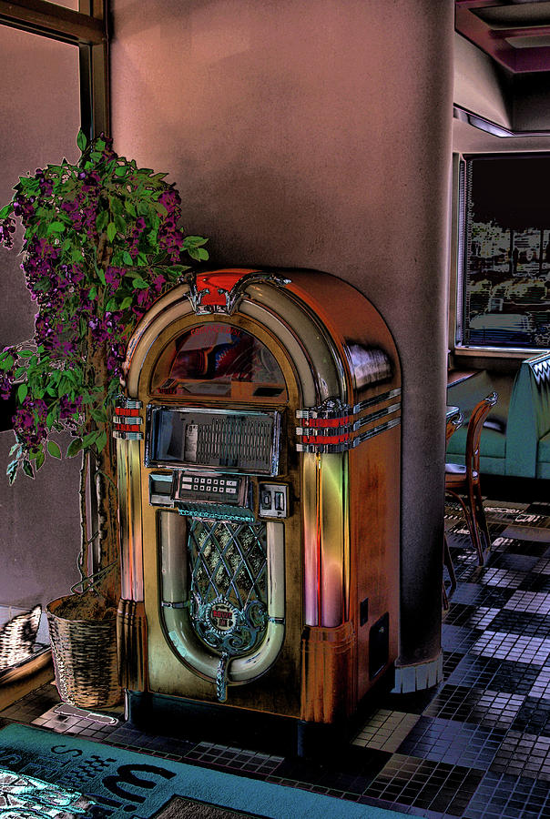 Rock And Roll Photograph - Winsteads Jukebox by Tim McCullough