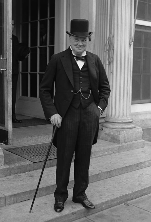 Winston Churchill Photograph - Winston Churchill by War Is Hell Store