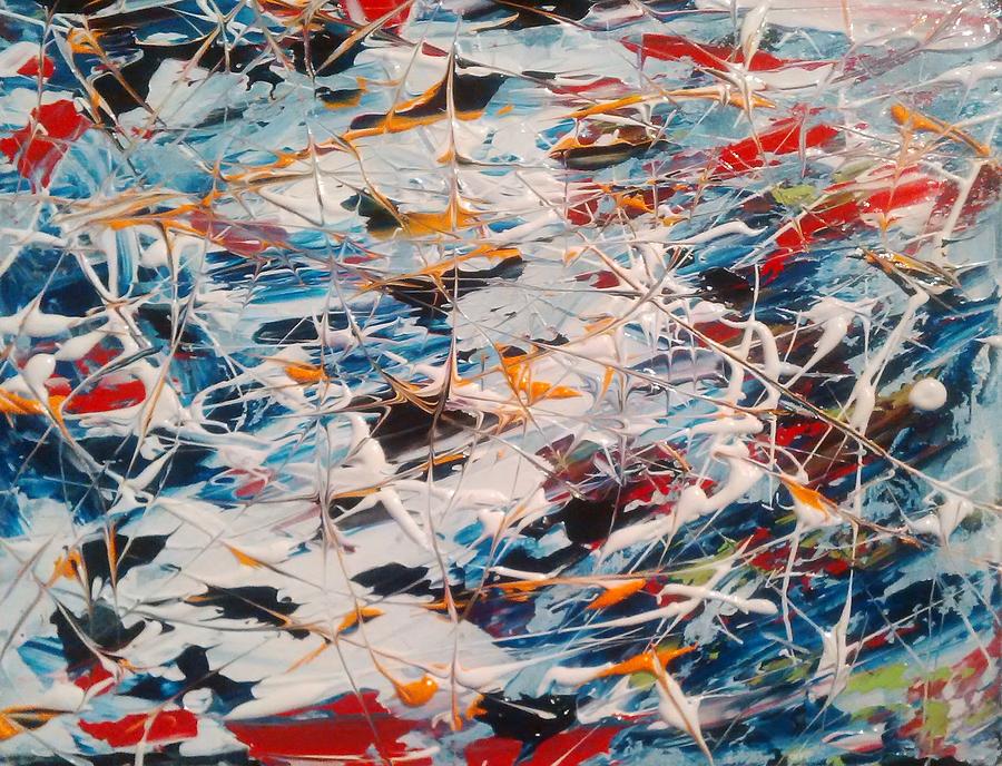 Winter Abstract Number 1 Painting by Desmond Raymond