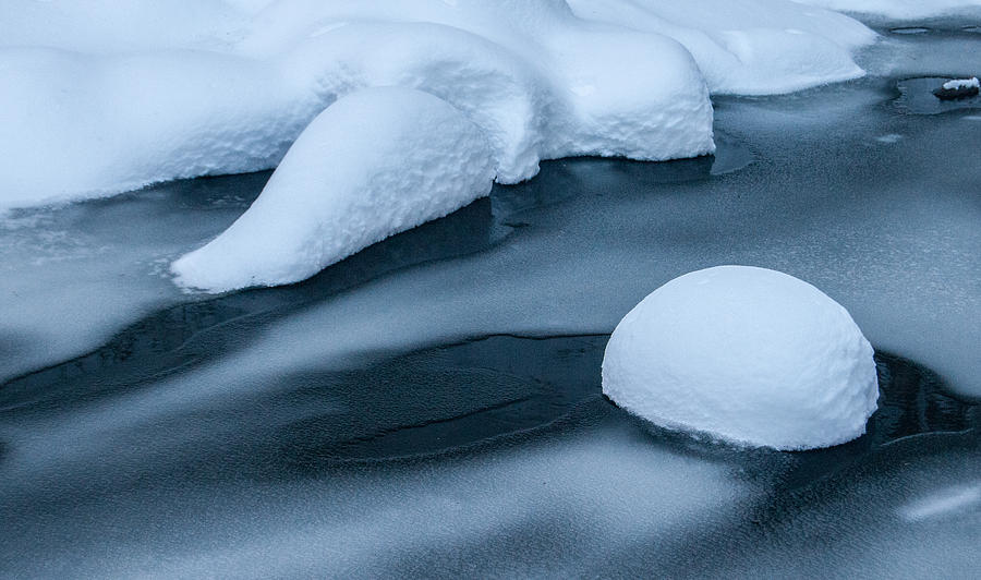 Winter Abstract Photograph by Tam Ryan