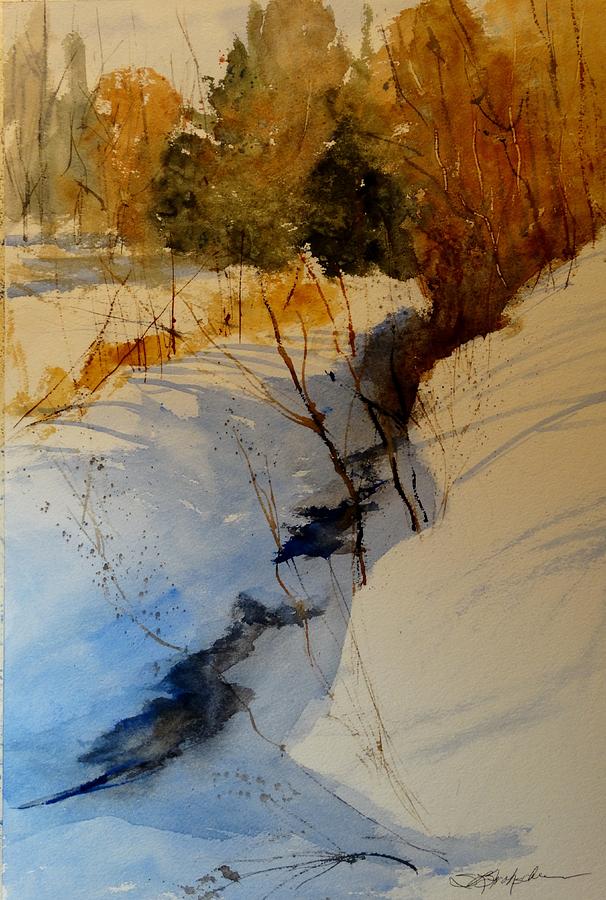 Winter Afternoon Painting by Sandra Strohschein