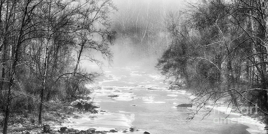 Winter along Cherry River Photograph by Thomas R Fletcher