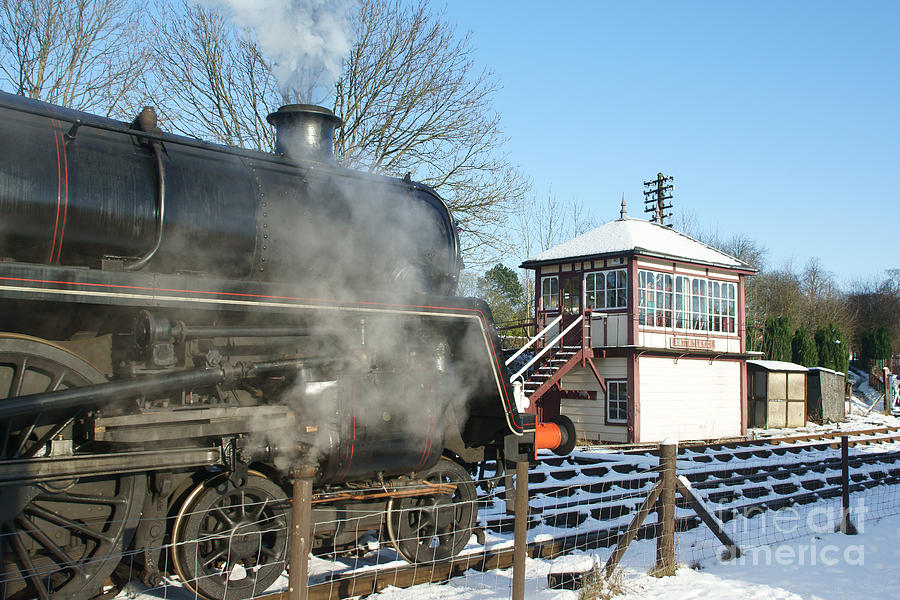 Winter at Butterley Photograph by David Birchall