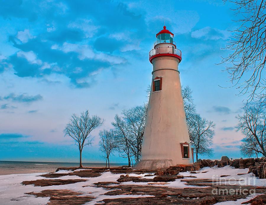 Winter at Marblehead Photograph by Nick Zelinsky Jr