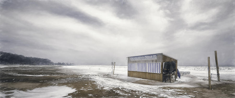 Cityscape Photograph - Winter at the Cabana by Scott Norris Cityscape Photograph - Winter at the Cabana by Scott Norris