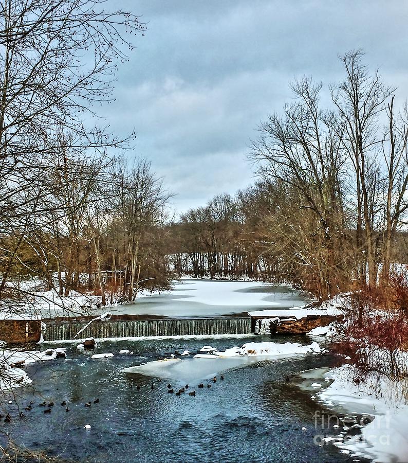 Winter At The Mattabeset River Photograph