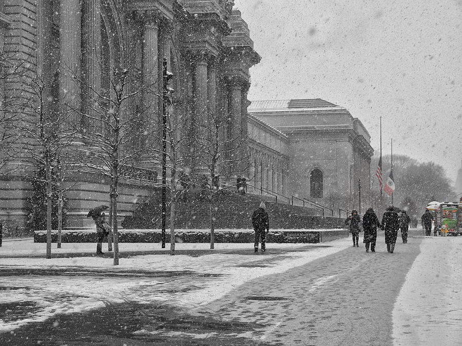 Winter At The Met Photograph by Cornelis Verwaal