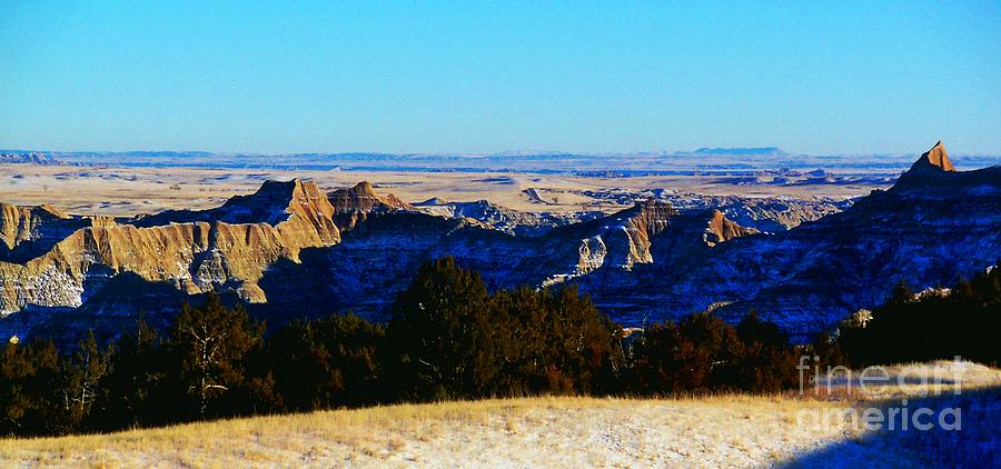 Winter Badlands Photograph by Desiree Paquette