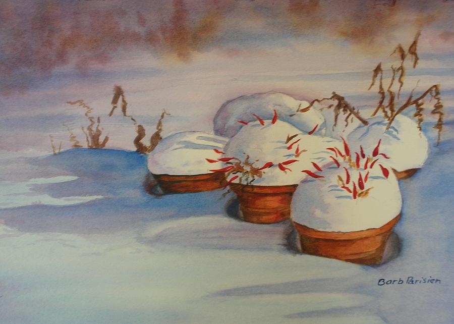 Winter Painting by Barbara Parisien
