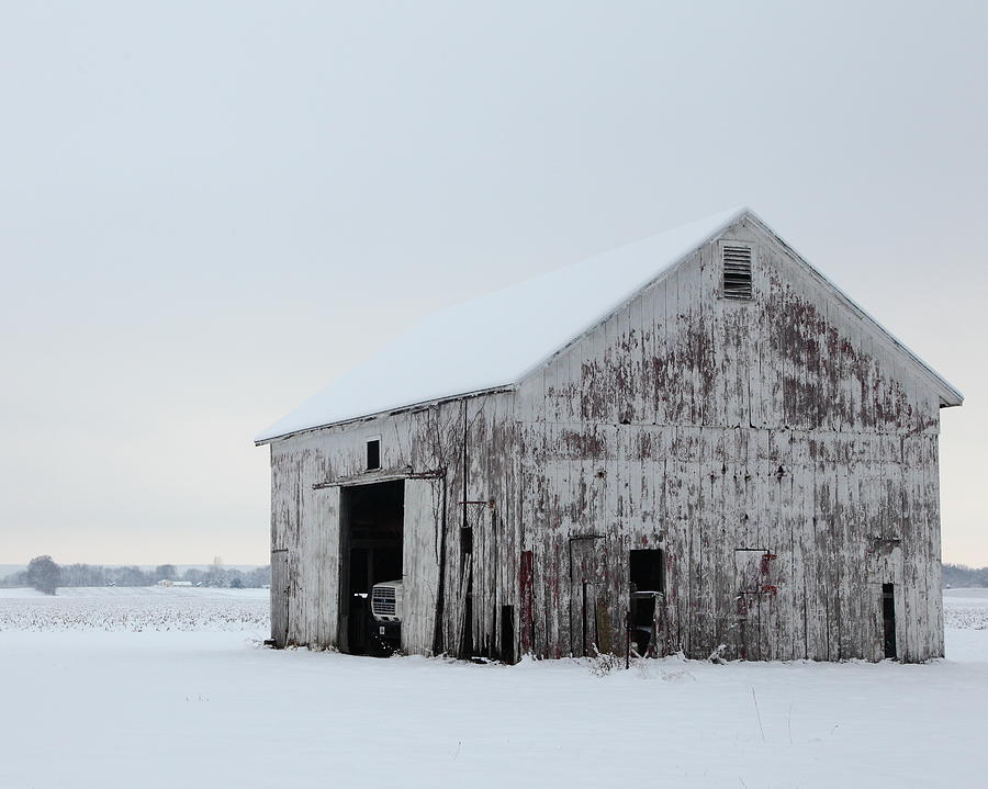 Winter Barn 1 Photograph by Coby Cooper