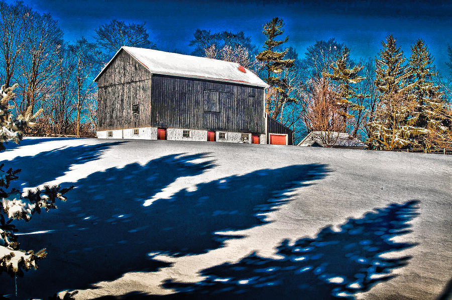Winter Barn 2013 Photograph by Douglas Pike