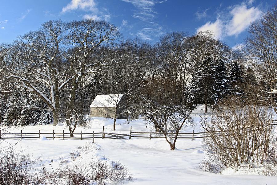 Winter Barn Photograph by Karin Pinkham Winter Barn Photograph by Karin Pinkham