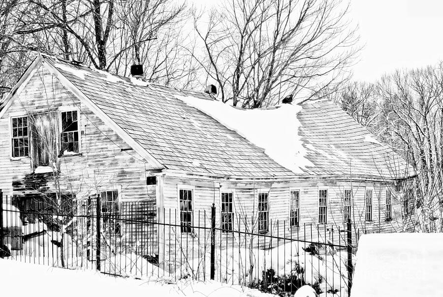 Winter Barn Photograph by Marcia Lee Jones