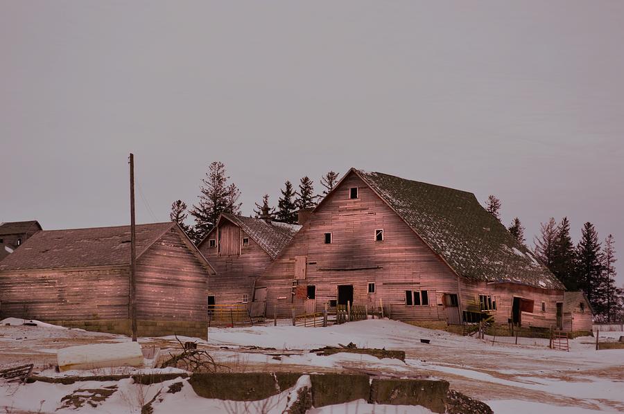 Winter Barns Photograph by Bonfire Photography