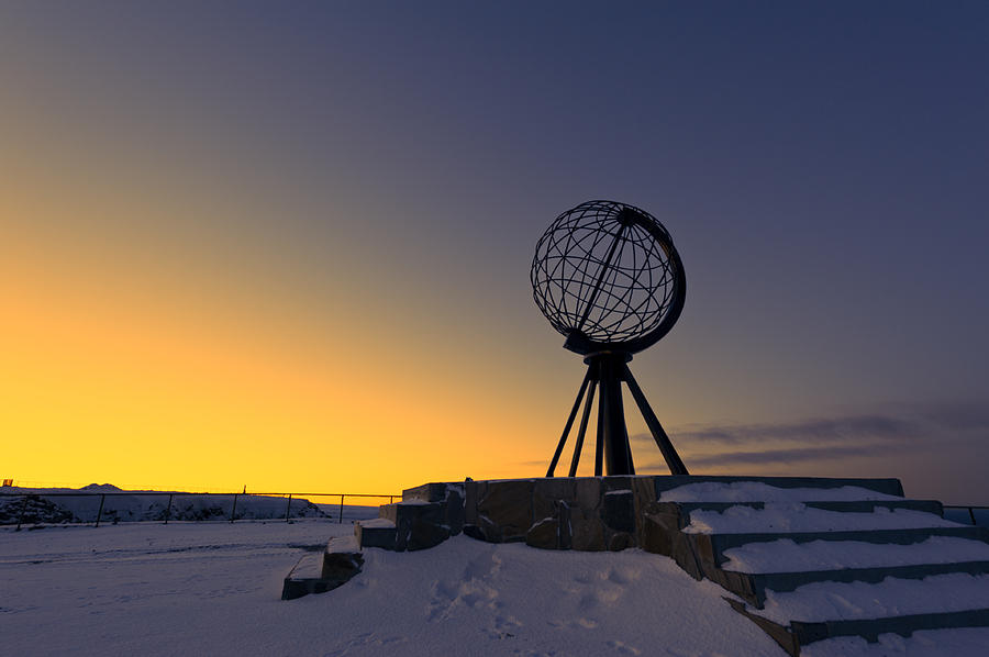 Winter beyond the arctic circle Photograph by U Schade