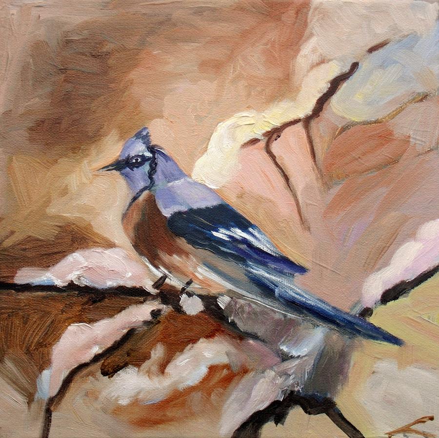 Winter Bird Painting