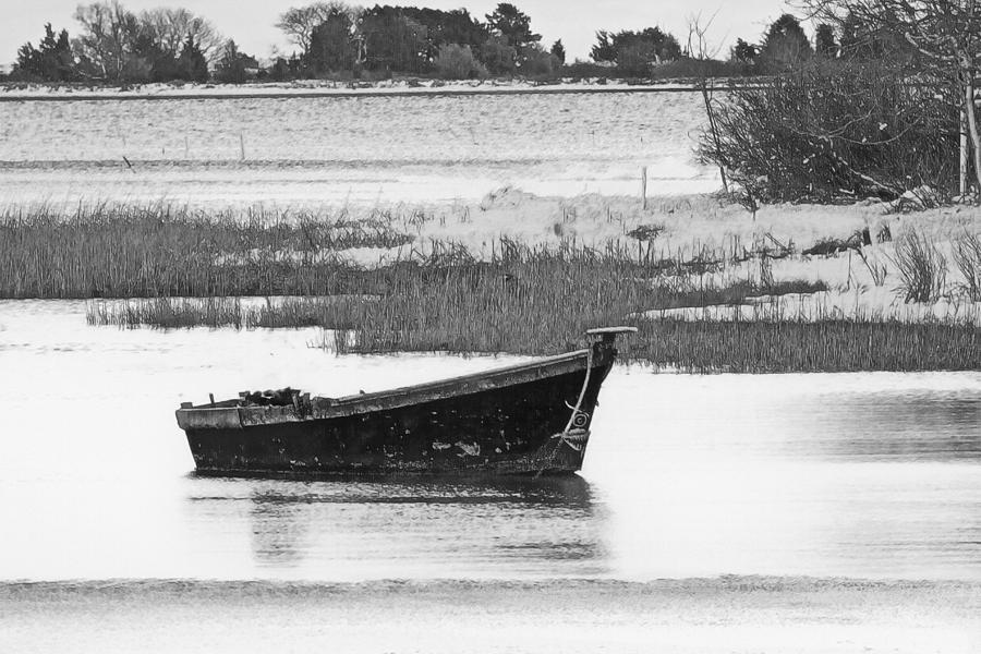 Winter Bound Skiff Photograph by Constantine Gregory