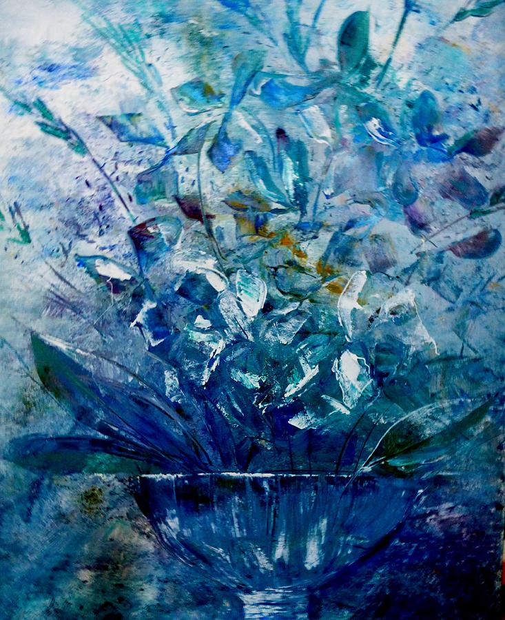 Winter Bouquet Painting by Lisa Kaiser Winter Bouquet Painting by Lisa Kaiser