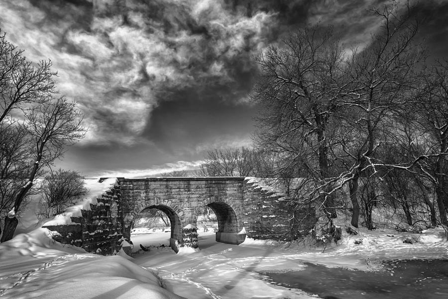 Winter Bridge Photograph by Lauri Novak