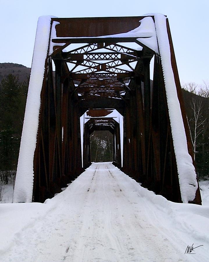Winter Bridge Photograph by Mark Valentine