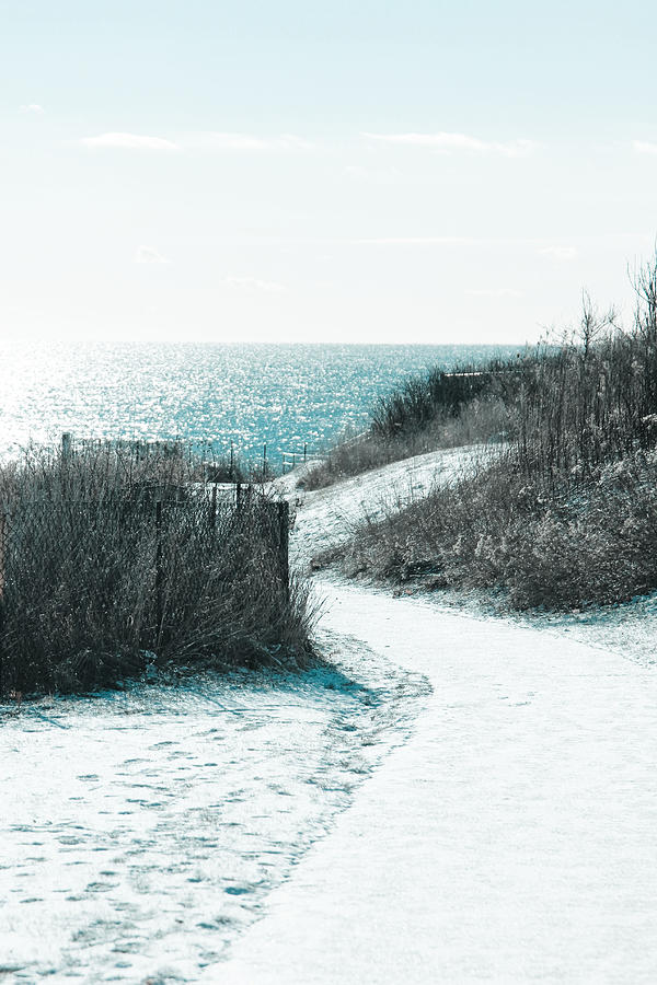 Winter Photograph - Winter by the sea by Allan Millora