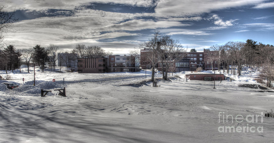 Winter Campus Photograph by David Bishop
