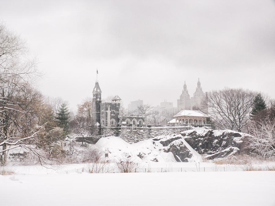 Winter Castle - Central Park - New York City Photograph by Vivienne Gucwa