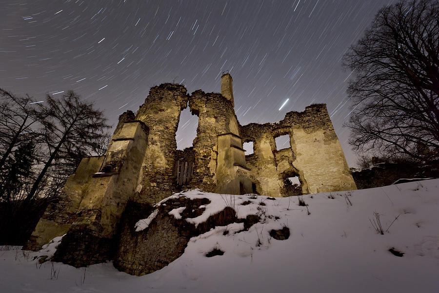 Winter Photograph - Winter Castle by Milan Gonda
