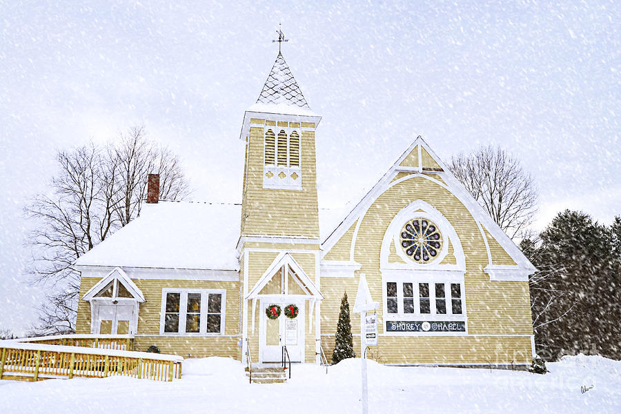 Winter Chapel Photograph by Alana Ranney
