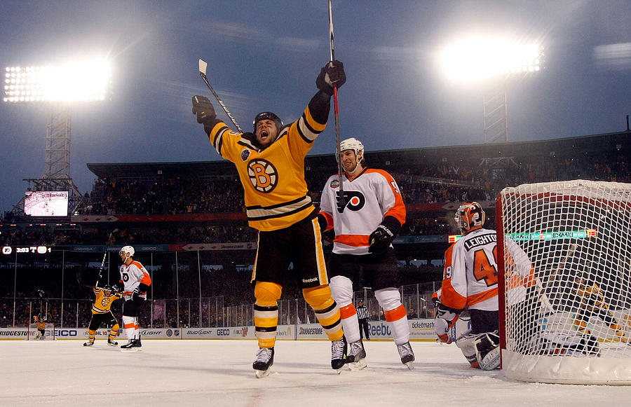 Winter Classic: Philadelphia Flyers v Boston Bruins Photograph by Dave Sandford