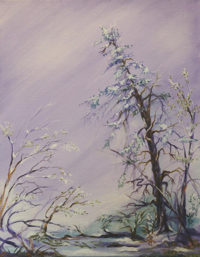 Winter Painting - Winter by Claiborne Coyle