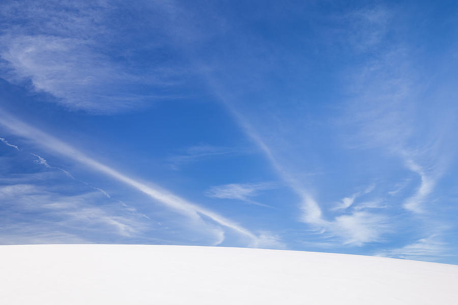 Winter Cloudscape Photograph by Alan L Graham