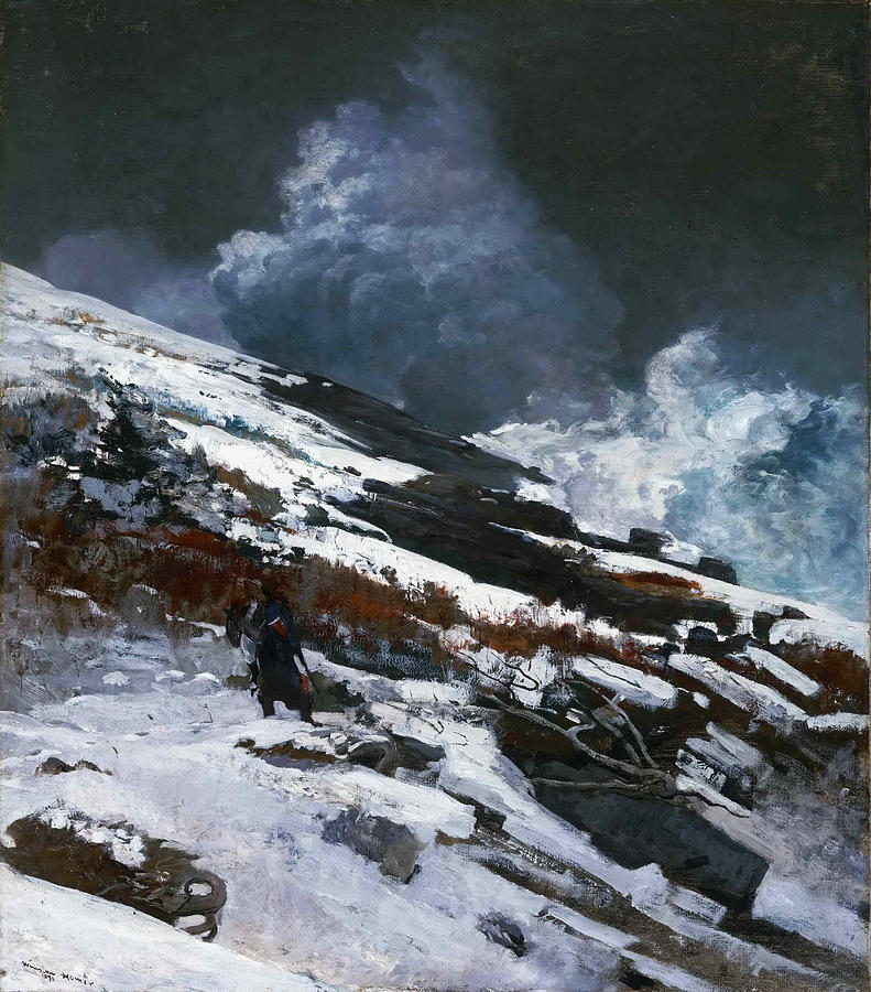 Winter Coast Painting by Winslow Homer