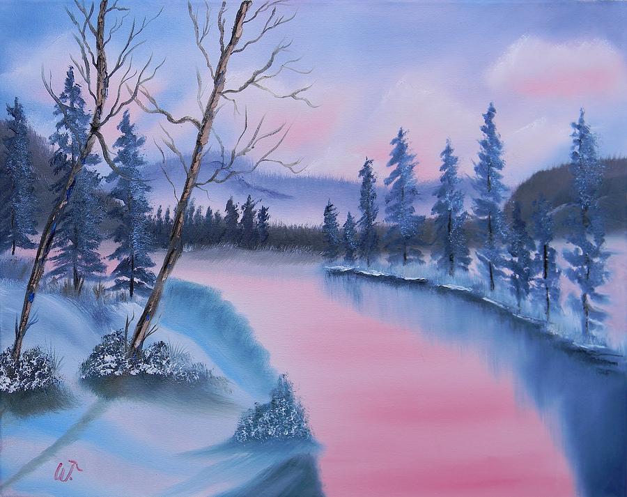 Winter Color Painting by Warren Thompson