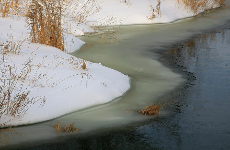 Winter Creek 2 Photograph by Jim Vance