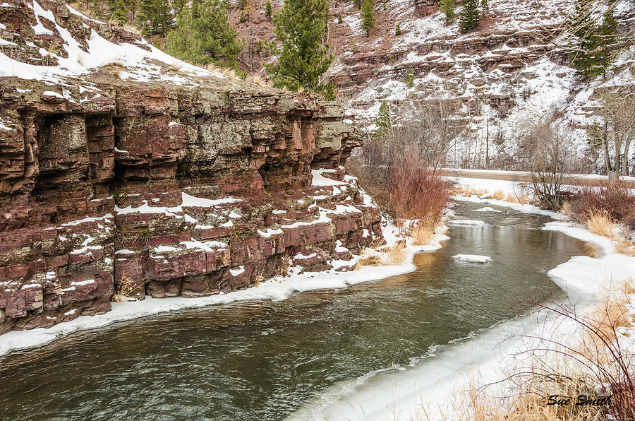 Winter Creek Photograph by Sue Smith