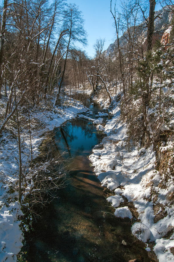 Winter Photograph - Winter Creek by Tam Ryan