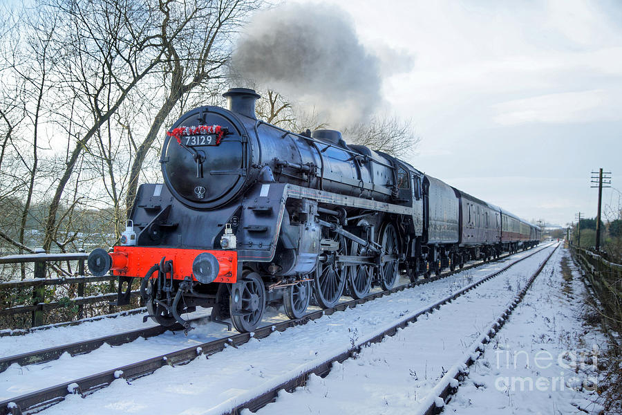 Winter Day at Butterley Photograph by David Birchall