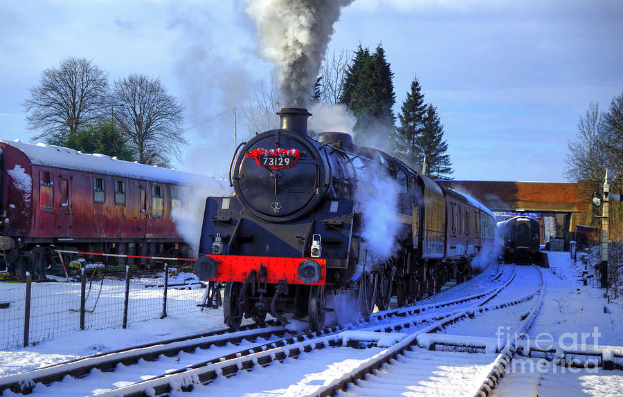 Winter Day Departure Photograph by David Birchall
