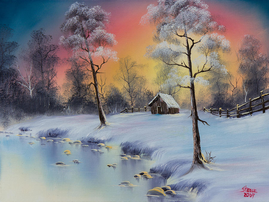 Winters Grace Painting by Chris Steele