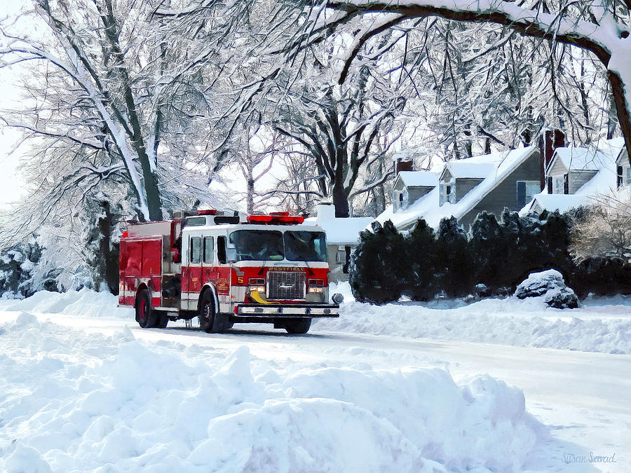 Winter Photograph - Winter Emergency by Susan Savad