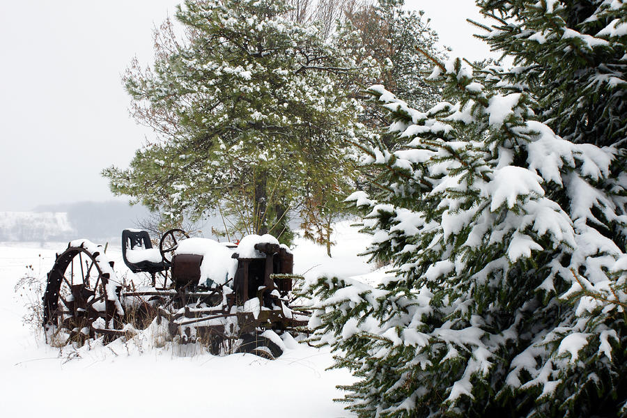 Winter Farm Landscape Photograph by Michelle Joseph-Long