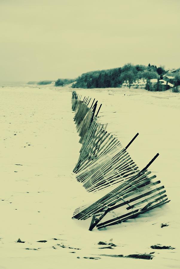 Winter Photograph - Winter Fence by Dawdy Imagery