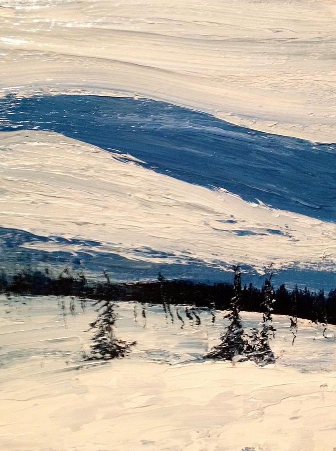 Winter Field  Painting by Desmond Raymond