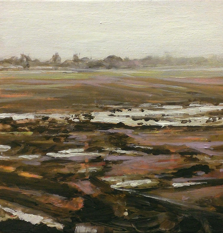 Winter Painting - Winter Fields 2 by Paul Mitchell