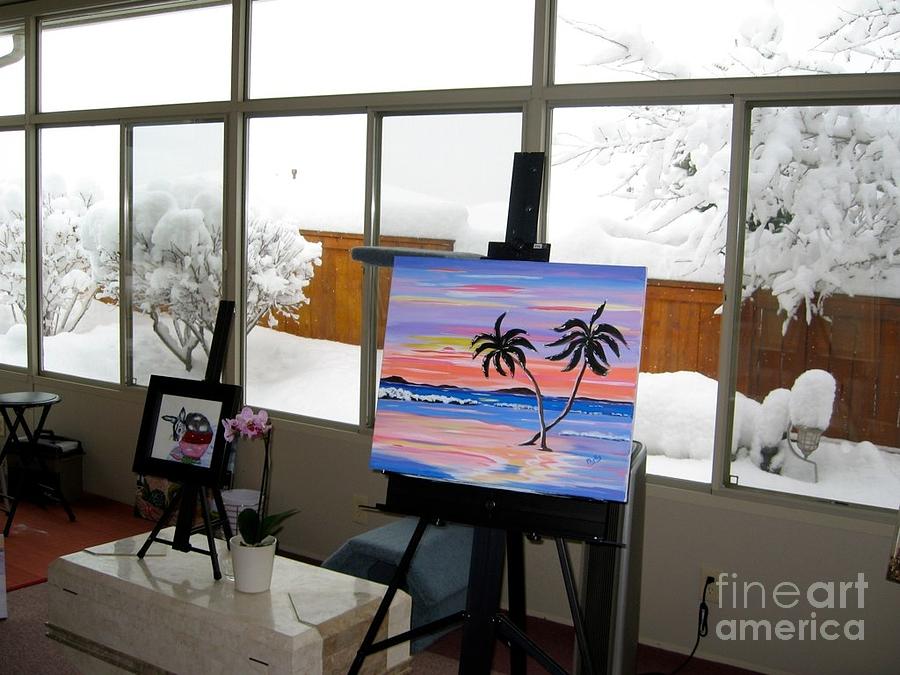 Winter From My Studio Photograph by Phyllis Kaltenbach